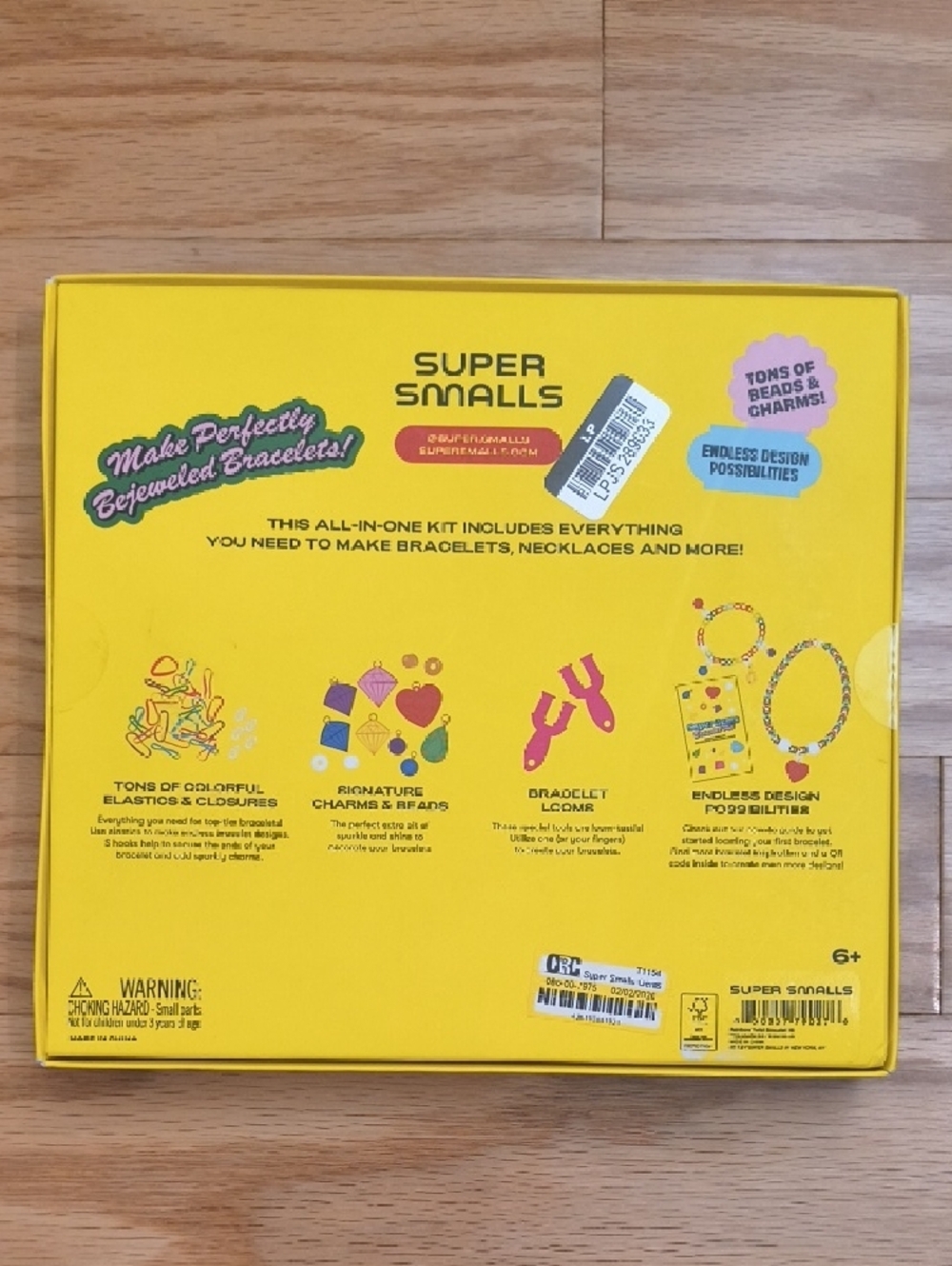 Super Smalls Super Gems Bracelet Kit Ages 6+ NWT - Picture 3 of 5